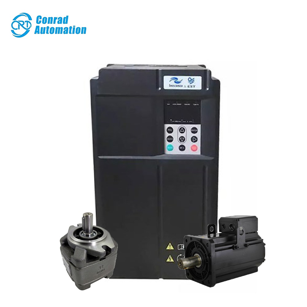 Inovance Servo Drive Set IS580T050-R1 30KW with Servo Motor ISMG1-24D17CD Hytek Oil Pump HG2-80 & Supporting Accessories
