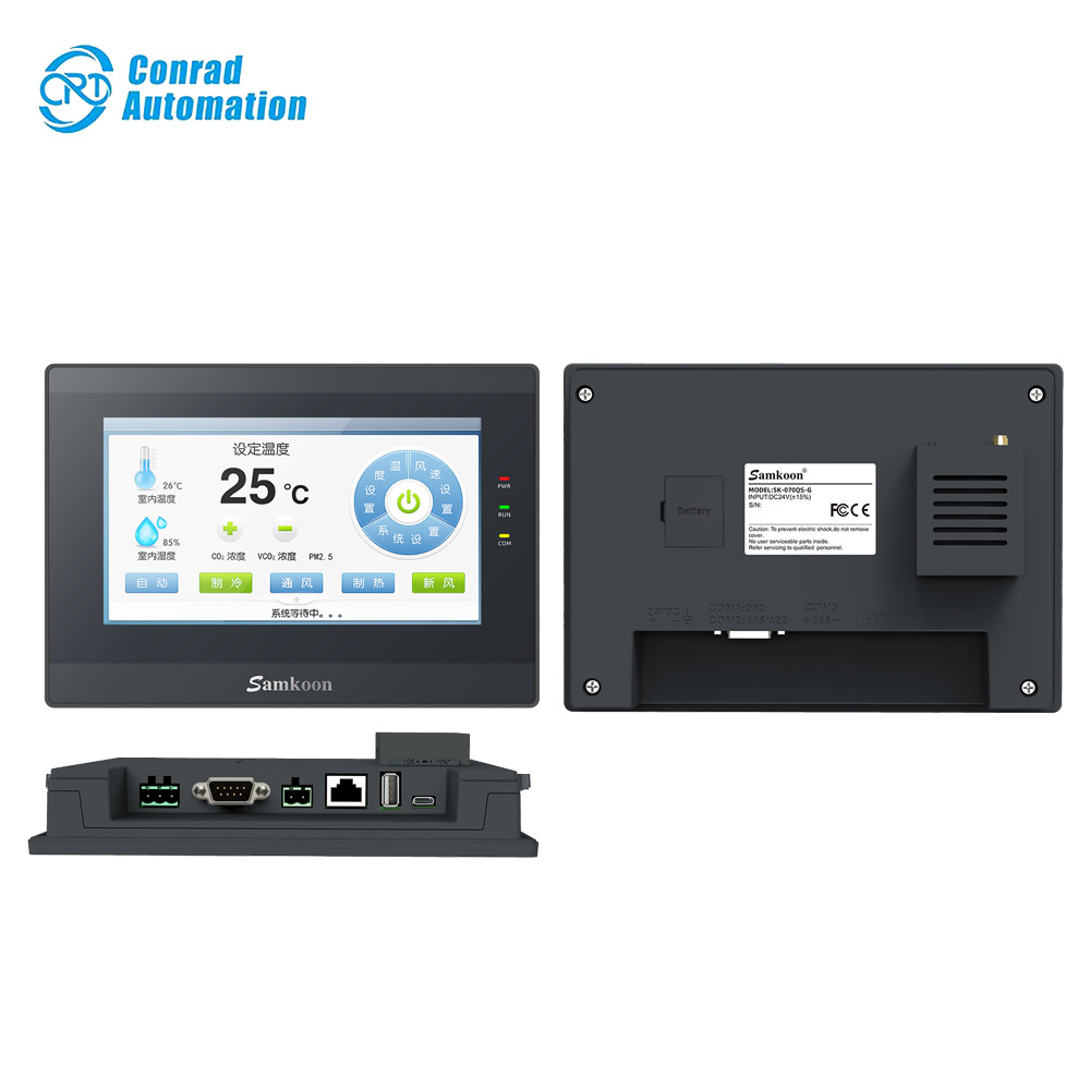 Samkoon HMI High Quality Industrial Samkoon SK-070QT-G Human Machine Interface HMI 7 Inch Touch Screen Display