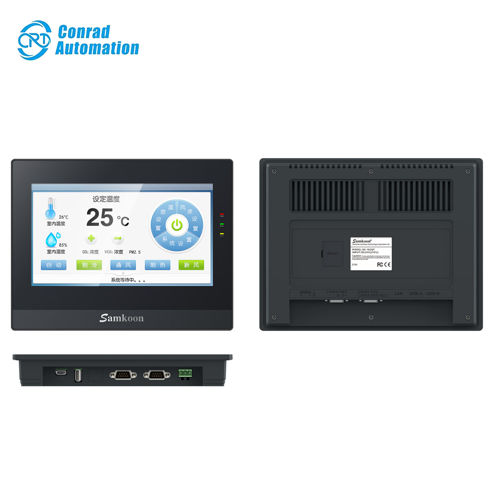 Samkoon HMI High Quality Industrial Samkoon SK-102QT Human Machine Interface HMI 10.2Inch Touch Screen Display in Stock