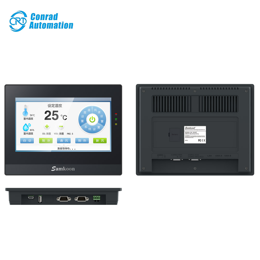 Samkoon SK-102QS 10.2inch HMI Touch Screen Display with Clocked Speeds to 1GHz