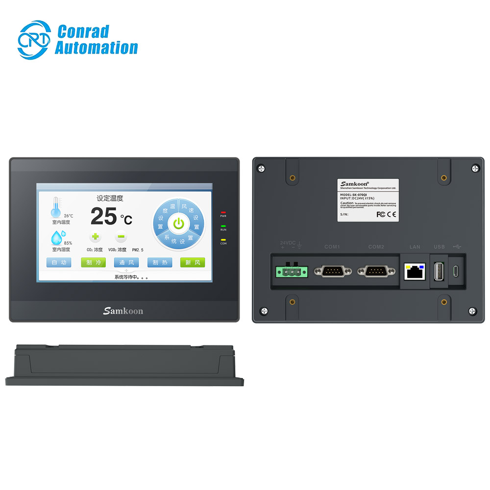 Samkoon HMI High Quality Industrial Samkoon SK-070QI Human Machine Interface HMI 7Inch Touch Screen Display in Stock
