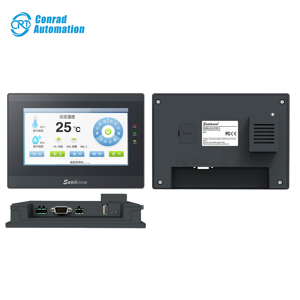 Samkoon HMI High Quality Industrial Samkoon SK-070QT-G Human Machine Interface HMI 7 Inch Touch Screen Display in Stock
