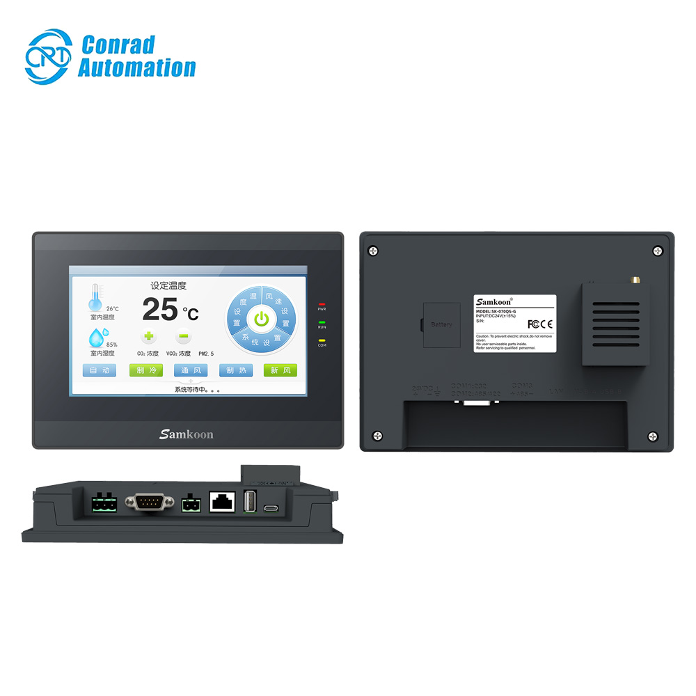 Samkoon HMI High Quality Industrial Samkoon SK-070QS-G Human Machine Interface HMI 7 Inch Touch Screen Display in Stock