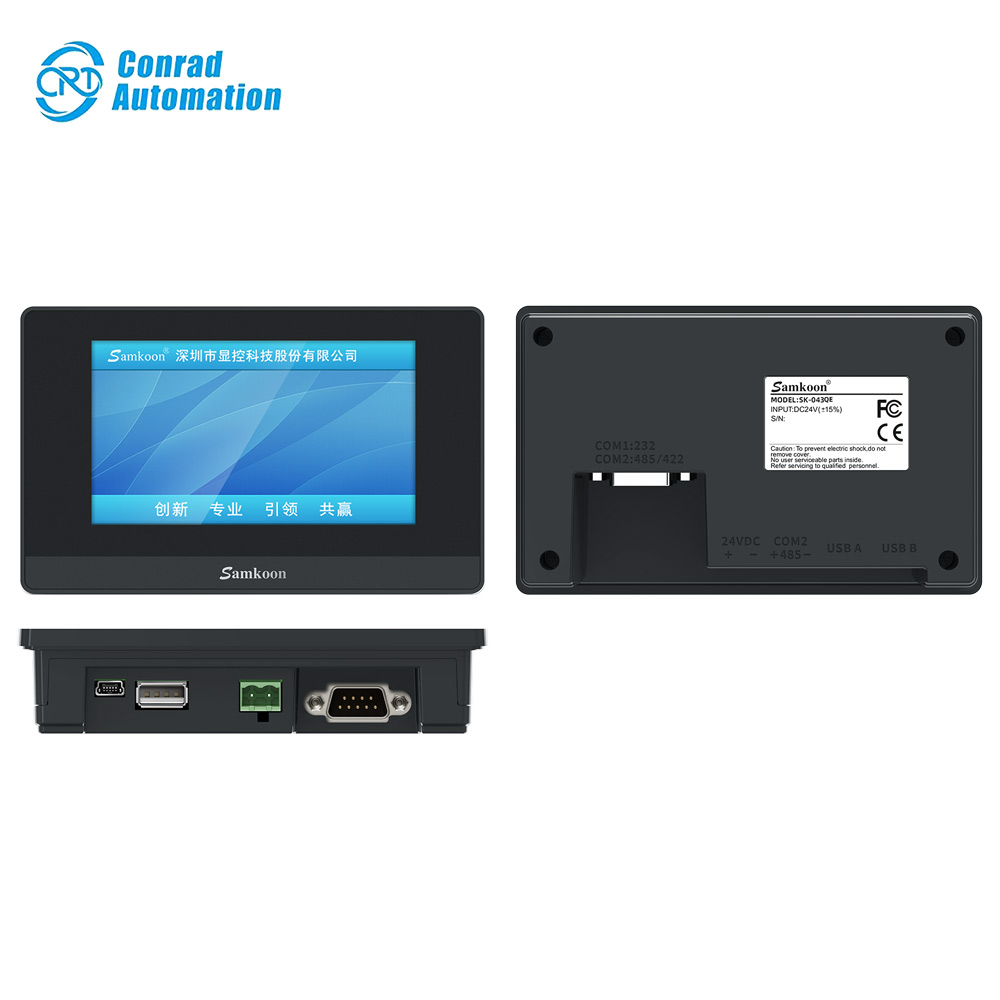 Samkoon HMI High Quality Industrial Samkoon SK-043QE Human Machine Interface HMI 4.3 Inch Touch Screen Display in Stock