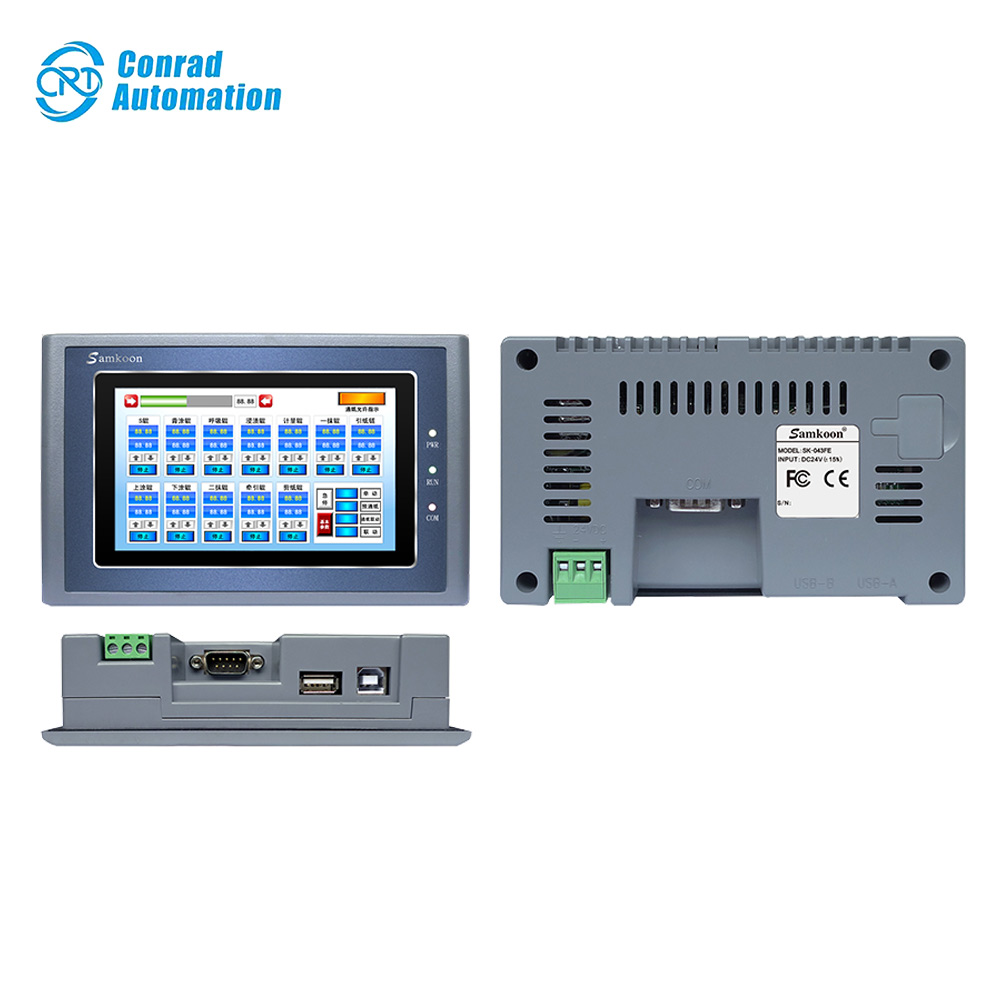Samkoon HMI High Quality Industrial Samkoon SK-043FE Human Machine Interface HMI 4.3 Inch Touch Screen Display in Stock
