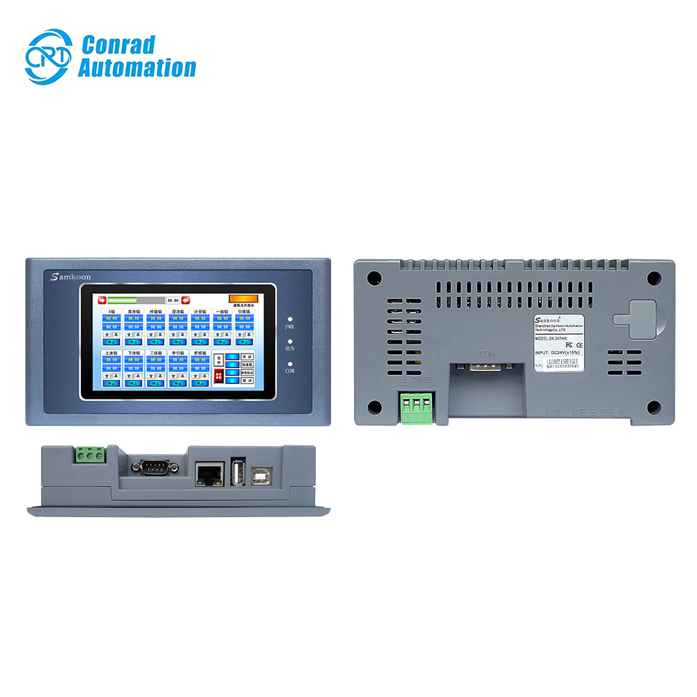 Samkoon HMI High Quality Industrial Samkoon SK-043HE Human Machine Interface HMI 4.3 Inch Touch Screen Display in Stock