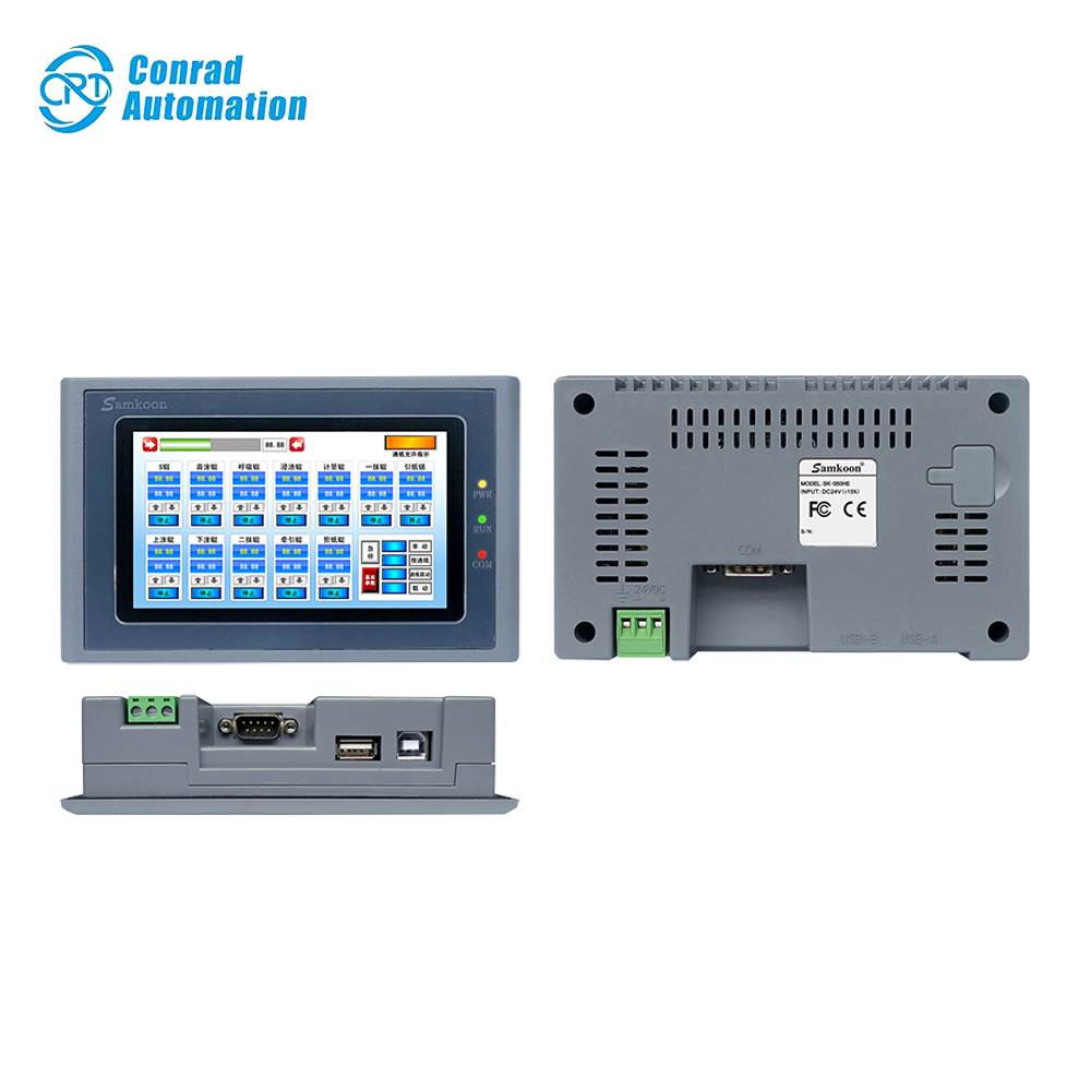 Samkoon HMI High Quality Industrial Samkoon SK-050HE Human Machine Interface HMI 5 Inch Touch Screen Display in Stock