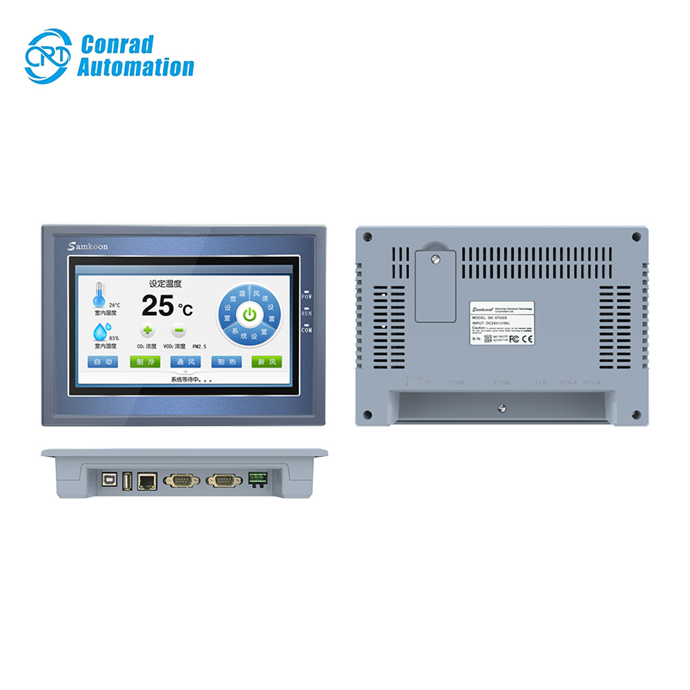 Samkoon HMI High Quality Industrial Samkoon SK-070GS Human Machine Interface HMI 7 Inch Touch Screen Display in Stock