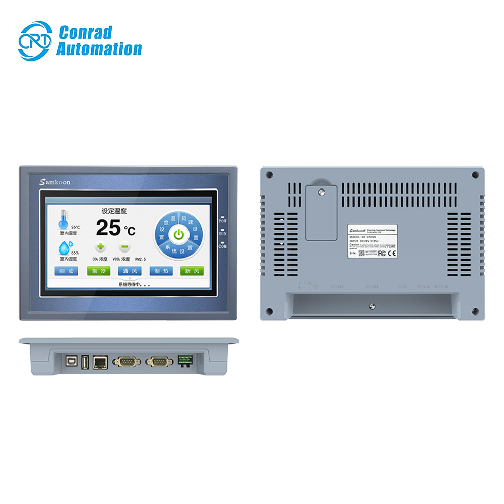 Samkoon HMI High Quality Industrial Samkoon SK-070GE Human Machine Interface HMI 7 Inch Touch Screen Display in Stock