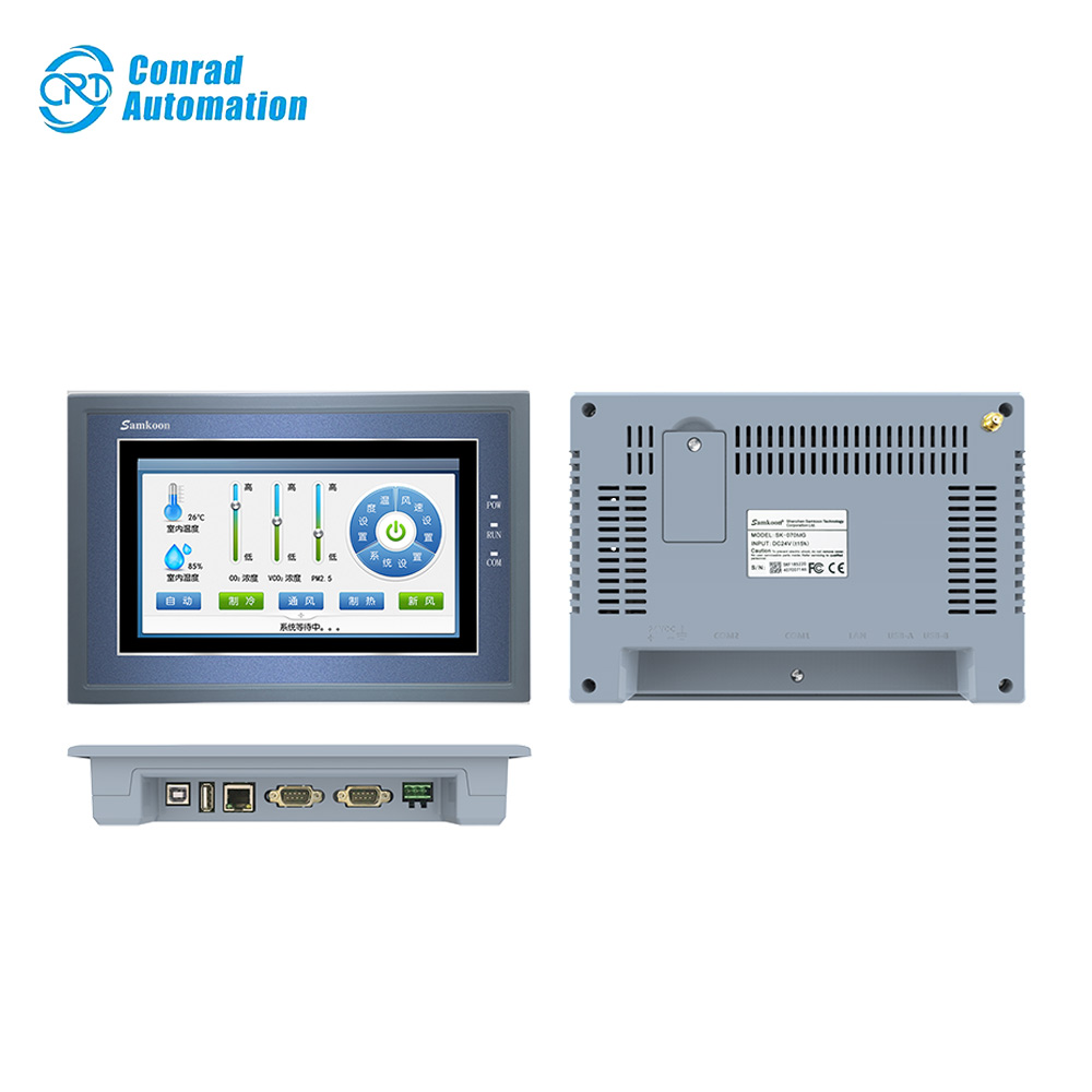 Samkoon HMI High Quality Industrial Samkoon SK-070MW Human Machine Interface HMI 7 Inch Touch Screen Display in Stock