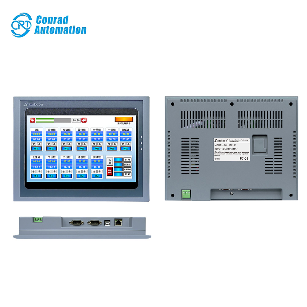 Samkoon HMI High Quality Industrial SamkoonSK-102HS Human Machine Interface HMI 10.2 Inch Touch Screen Display in Stock