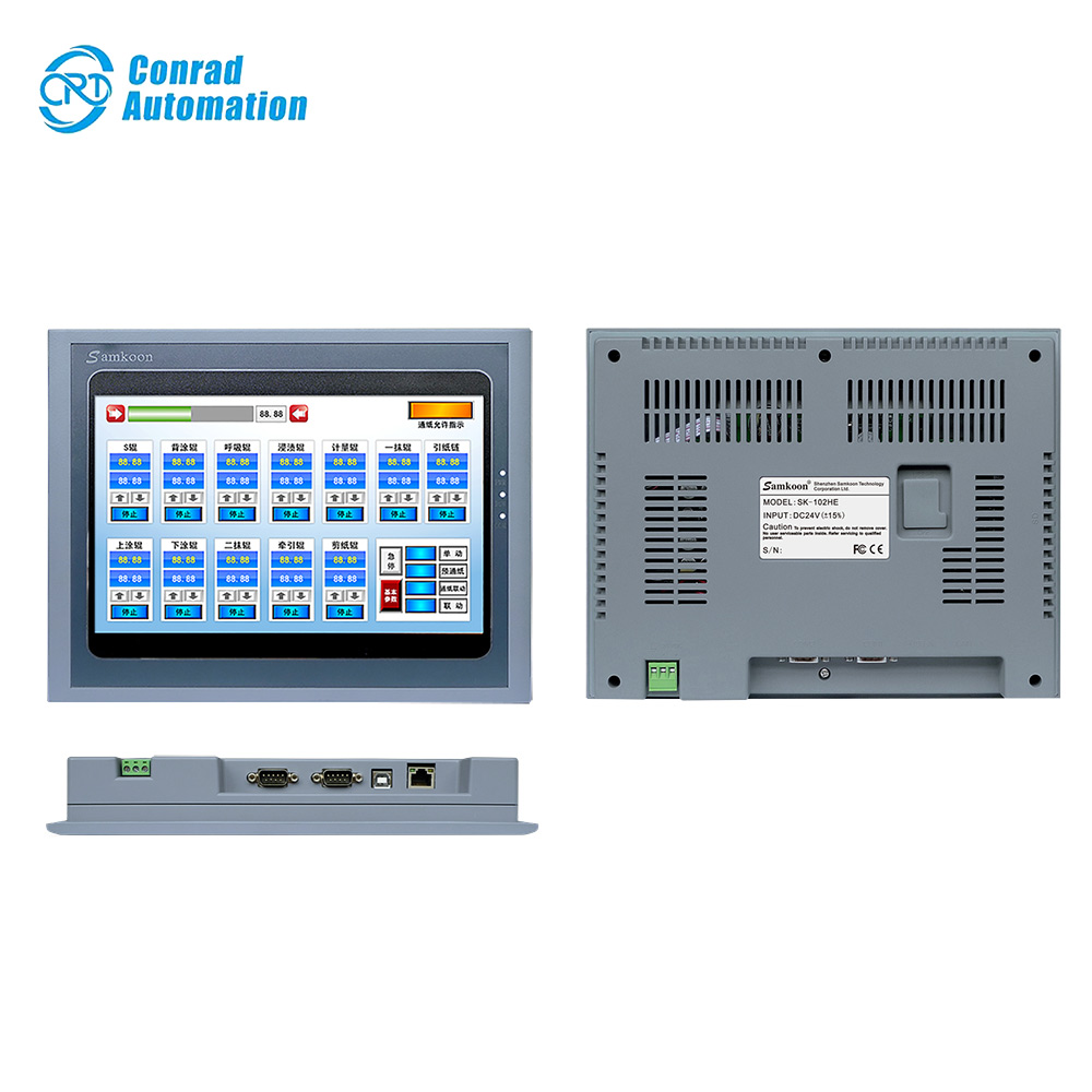 Samkoon HMI High Quality Industrial Samkoon SK-102HE Human Machine Interface HMI 10.2 Inch Touch Screen Display in Stock