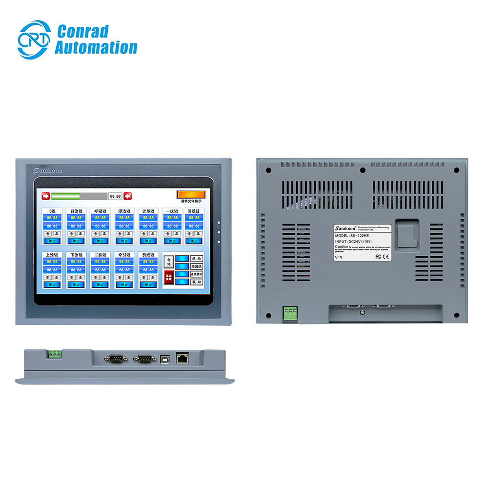 Samkoon HMI High Quality Industrial Samkoon SK-102HW Human Machine Interface HMI 10.2 Inch Touch Screen Display in Stock