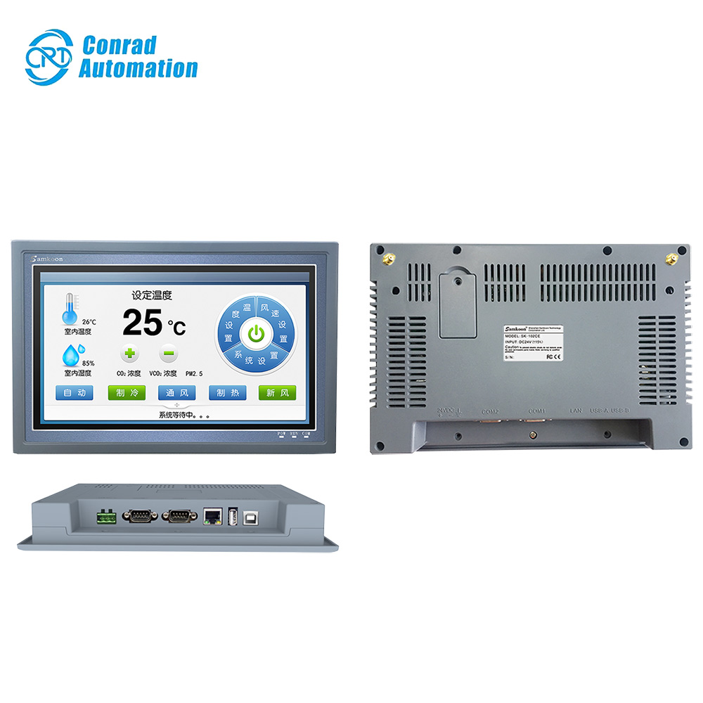 Samkoon HMI High Quality Industrial Samkoon SK-102CS Human Machine Interface HMI 10.2 Inch Touch Screen Display in Stock